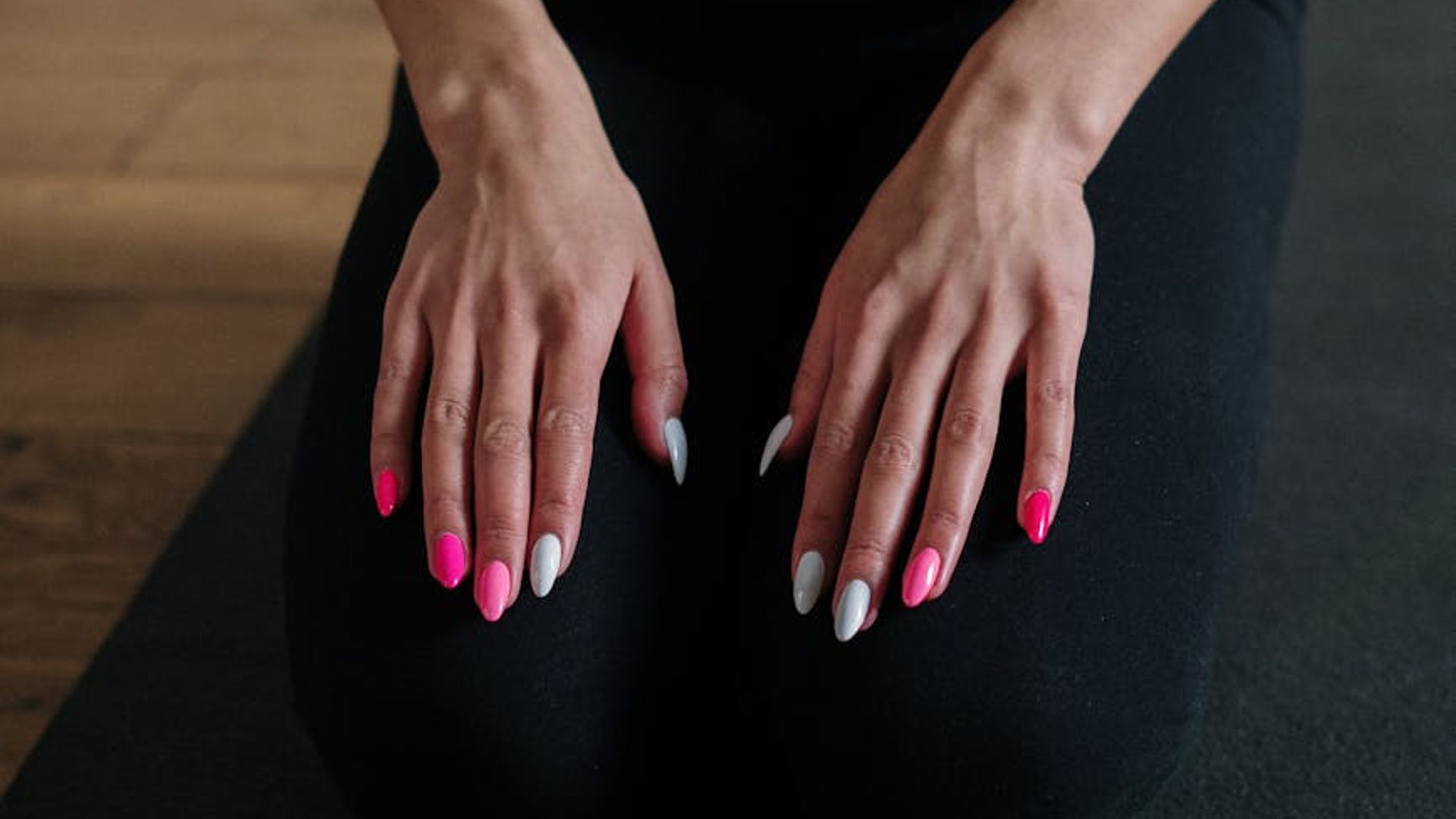 Serene yoga studio with warm natural lighting and mats